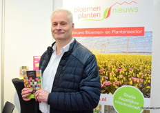 Jeroen Vrolijk of Vrolijk Bloemen came to the fair to visit customers. Vrolijk Bloemen is the longest-established flower processor at the Aalsmeer auction with more than 31 years in business.